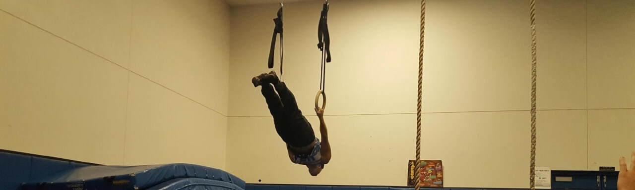 person performing acrobatics